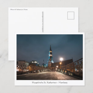Sankt Katharinen Kirche Hamburg Briefkaart