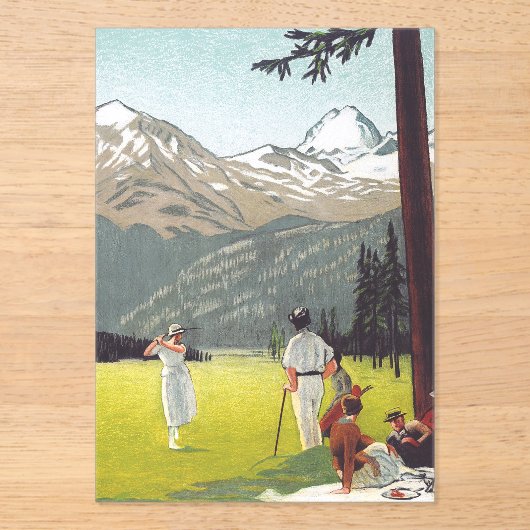 Sankt Moritz van Emil Cardinaux Acryl Uitnodigingen (Voorkant)