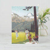 Sankt Moritz van Emil Cardinaux Kaart (Staand voorkant)