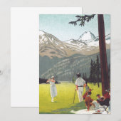 Sankt Moritz van Emil Cardinaux Kaart (Voorkant / Achterkant)
