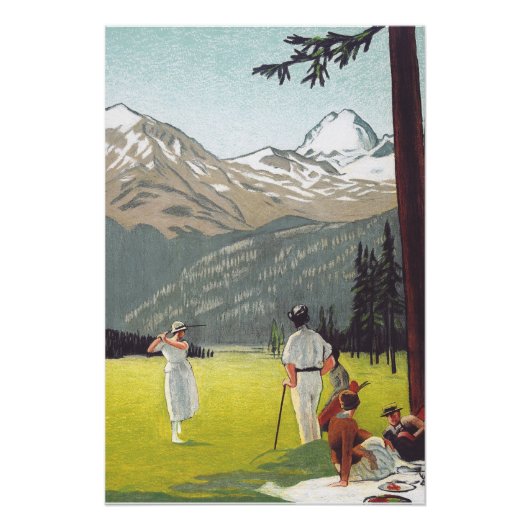 Sankt Moritz van Emil Cardinaux Perfect Poster (Voorkant)