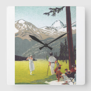 Sankt Moritz van Emil Cardinaux Vierkante Klok
