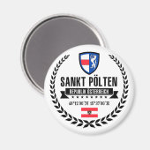 Sankt Pölten Magneet (Voorkant / Achterkant)