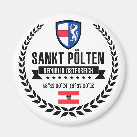 Sankt Pölten Magneet (Voorkant)