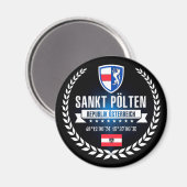 Sankt Pölten Magneet (Voorkant / Achterkant)