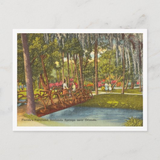 Sanlando Springs Orlando Sanford Florida Briefkaart (Voorkant)