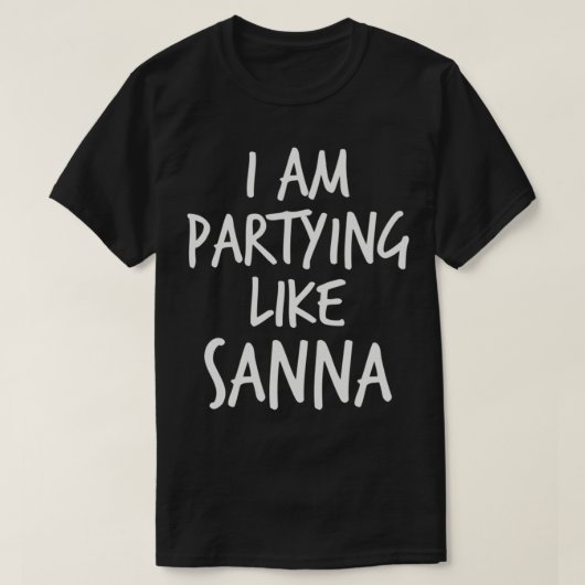 Sanna Marin - Ik ben een soort Sanna. T-shirt (Design voorkant)