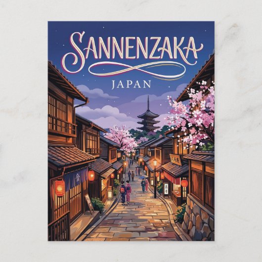 Sannenzaka Slope Japan Briefkaart (Voorkant)