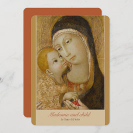 Sano di Pietro Tenderness madonna CC1079 Art card Kaart