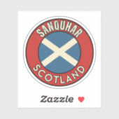 Sanquhar, Scotland Sticker (Vel)