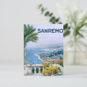 Sanremo, Italië Briefkaart (Staand voorkant)