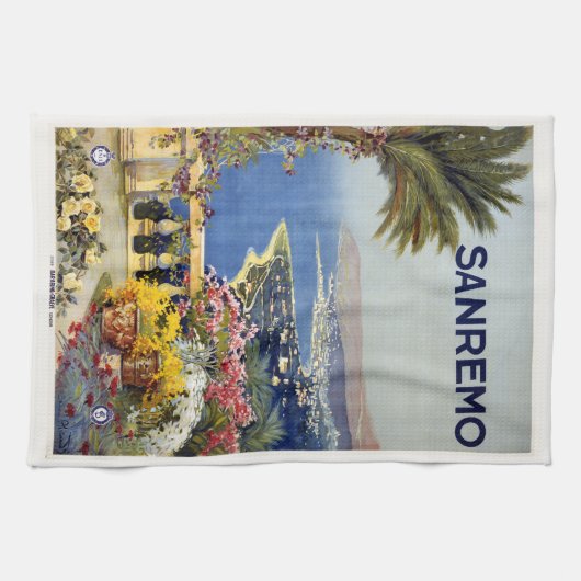  Sanremo Italië handdoek (Horizontaal)