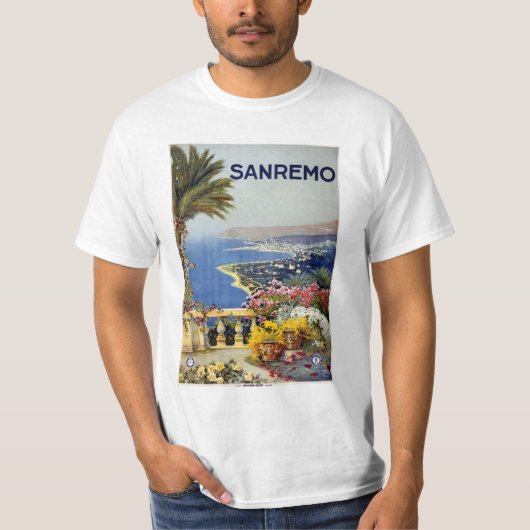 Sanremo Italië kleding T-shirt (Voorkant)