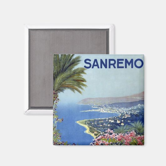 Sanremo Italië  Magneet (Voorkant / Achterkant)