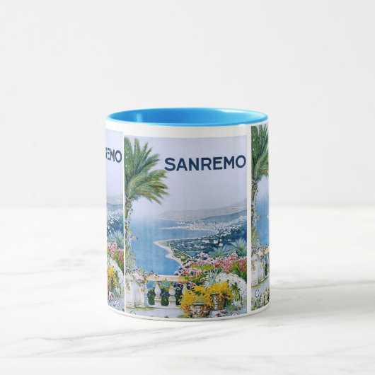 Sanremo, Italië Ringer Mok (Plated) (Midden)
