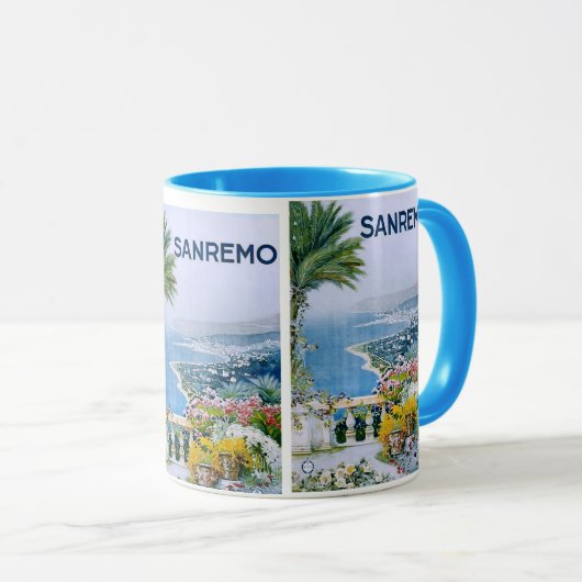 Sanremo, Italië Ringer Mok (Plated) (Voorkant rechts)