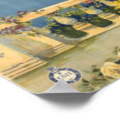 Sanremo Italië  Schilderachtig kustkunst Poster (Hoek)