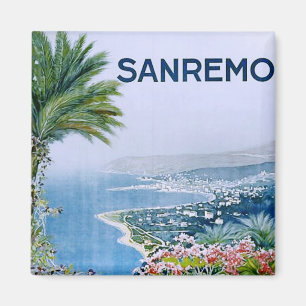 Sanremo, Italië Square Magnet