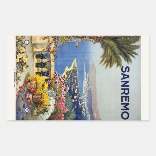 Sanremo Italië stickers (Voorkant)