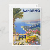 Sanremo Italië vintage Briefkaart (Voorkant / Achterkant)