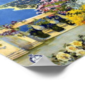 Sanremo Italy Europe Vintage Travel Poster (Hoek)