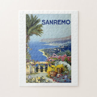Sanremo Italy Vintage Travel Ad Legpuzzel