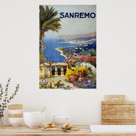 Sanremo Poster (Keuken)