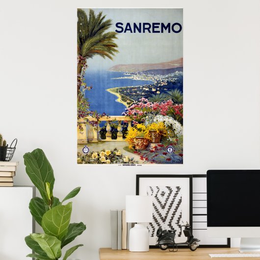 Sanremo Poster (Thuiskantoor)