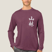 Sanrin Kana Lange mouw Tri-Blend Shirt (Voorkant volledig)
