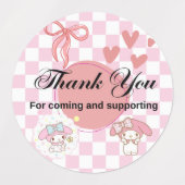 Sanrio karakterstickers labels (Design 1)