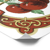 Sans Cerises Alcool Label Poster (Hoek)