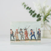 Sans Culotte Lighting zijn Pipe Briefkaart (Staand voorkant)