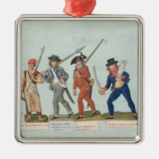 Sans Culotte Lighting zijn Pipe Metalen Ornament (Voorkant)