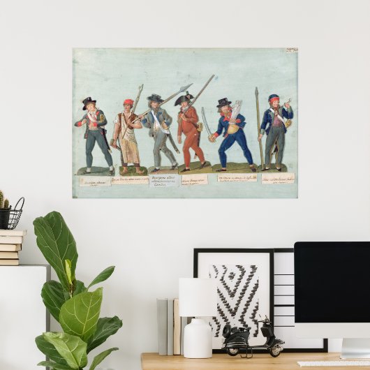 Sans Culotte Lighting zijn Pipe Poster (Thuiskantoor)