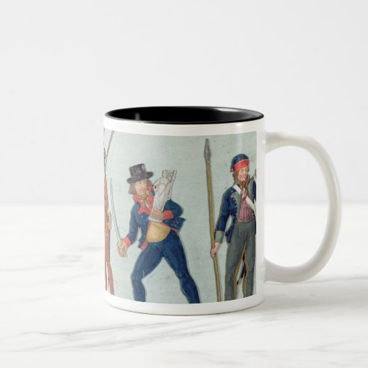 Sans Culotte Lighting zijn Pipe Tweekleurige Koffiemok (Rechts)