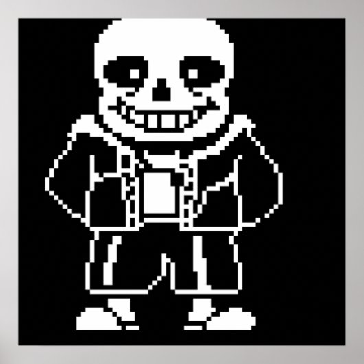 Sans Undertale Poster (Voorkant)