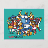 Sanselfie Briefkaart (Voorkant)