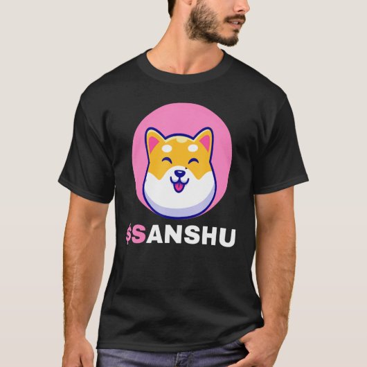 Sanshu Sanshu Inu Cryptocurrency Crypto T-shirt (Voorkant)