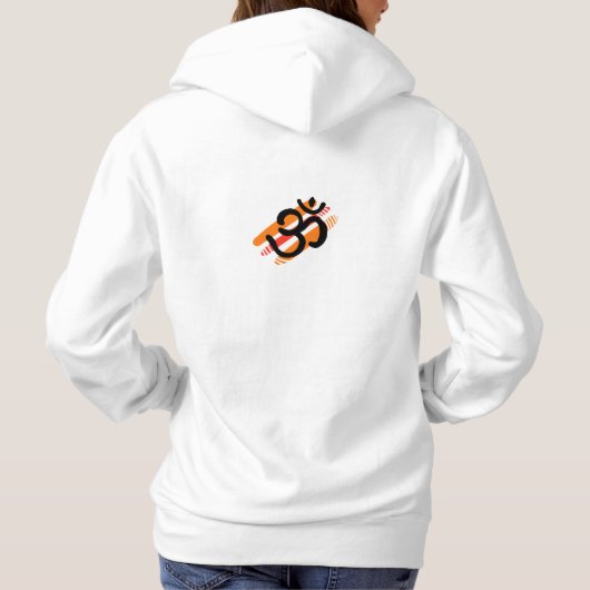 Sanskriet mantra hoodie shirt (Achterkant)