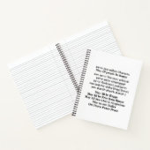 Sanskriet Mantra Voor Vrede Notitieboek (Binnen)