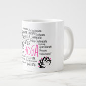 Sanskrit Asanas Yoga Poses, instructeur voor Yoga Grote Koffiekop (Voorkant rechts)