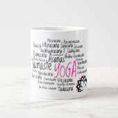 Sanskrit Asanas Yoga Poses, instructeur voor Yoga Grote Koffiekop (Voorkant)