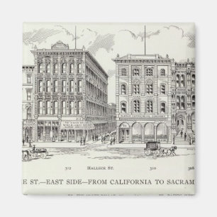 Sansome East side California en Sacramento Magneet