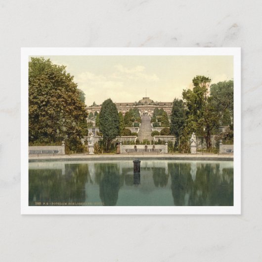 Sanssouci Palace, Potsdam, Berlijn, Duitsland Briefkaart (Voorkant)