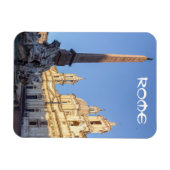 Sant Agnese kerk bij de Piazza Navona - Rome Magneet (Horizontaal)