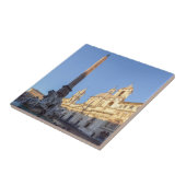 Sant Agnese kerk bij de Piazza Navona - Rome Tegeltje (Zijkant)