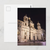 Sant Agnese kerk in Piazza Navona - Rome Briefkaart (Voorkant / Achterkant)