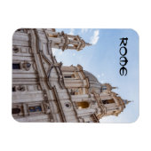 Sant Agnese kerk in Piazza Navona - Rome Magneet (Horizontaal)