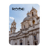 Sant Agnese kerk in Piazza Navona - Rome Magneet (Verticaal)