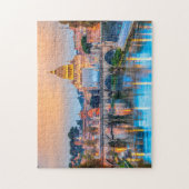 Sant Angelo Bridge Rome Italië Jigzaag Puzzle Legpuzzel (Verticaal)
